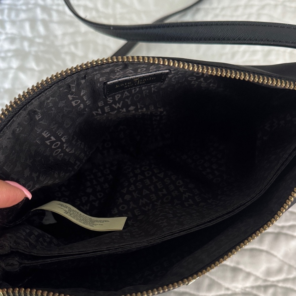 Kate Spade Black Crossbody with Gold Accents - Picture 10 of 12